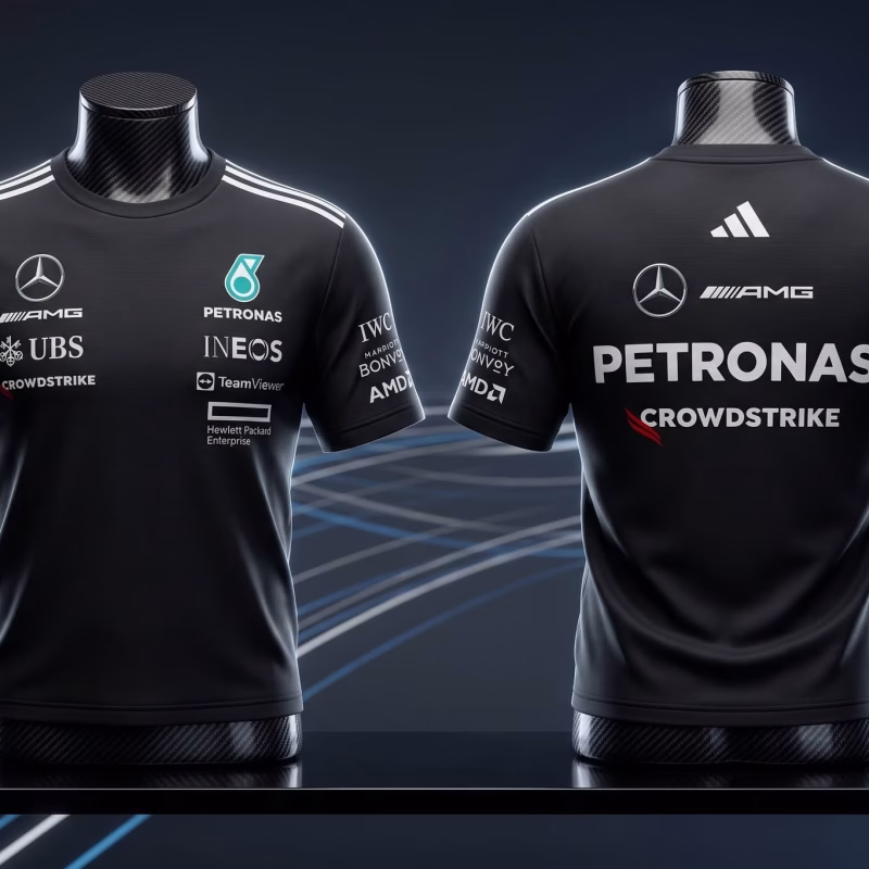 Áo Thun Mercedes-AMG Petronas F1 Team - Mẫu 1